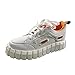 DondPO Turnschuhe Damen Dämpfung Fitness Casual Running Schuhe Mesh Atmungsaktiv Outdoor Rutschfest Luftkissen Laufschuhe Sportschuhe Schnürung Laufen Leicht Fitnessstudio Sneaker Turnschuhe