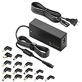 Gonine Laptop Charger 90W AC Adapter, Compatible with HP Lenovo Dell Acer Asus Toshiba Gateway Chromebook LCD Monitor Speaker Adjustable Output Voltage DC 19V 19.5V 20V 18.5V Universal Power Supply.