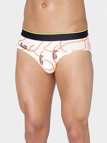 Image of Bummer Men's Printed Micro Modal Briefs Underwear | Ultra Soft & Breathable | Combo Pack of 2