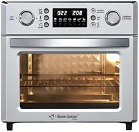 Forno Air Fryer com Espeto Giratório para Churrasco, 12L, 1800W, Timer, Inox Antiaderente, Sem Óleo