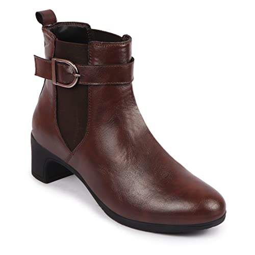 Image of FAUSTO Women Flared Heel Boots