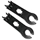 lafomukea 2 Stück MC4 Schlüssel Spanner Set, Solar-Schraubenschlüssel-Set, MC4 Stecker Werkzeug, MC4 Entriegelungswerkzeug, Solar Steckbarer Handlicher Schraubenschlüssel für PV-Stecker