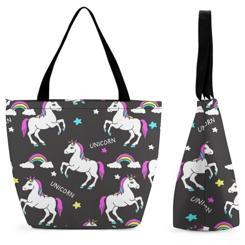 Sac à bandoulière femme licorne blanche fini le manque de place en voyage