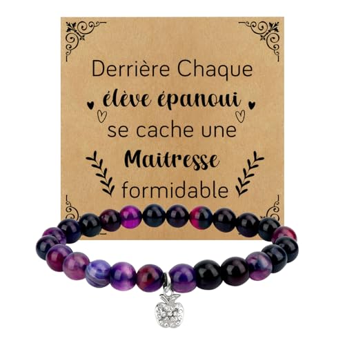 Regalo Matresse Noel,Regalo Matresse d'cole Fin De Año,Regalos Maitresse Décole Fin Dannée,Regalo Personalizado Matresse Pulsera,Regalo Profesor,Regalo Atsem,Regalo Maestresse Institutrice