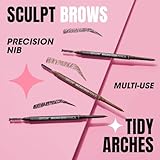 Collection Cosmetics Incredibrow Microbrow Pencil, Ultra-Fine Precision Nib, For Sculpting and Shaping, 4g, Dark Brunette - Image 5