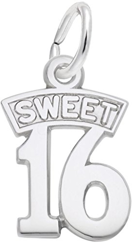 Sterling Silver Sweet 16 Birthday Charm