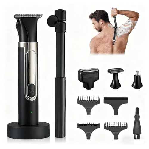 Rasoir électrique multifonction homme sans fil étanche poignée réglable
