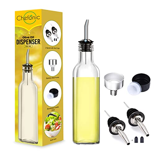 How do I clean an olive oil dispenser?