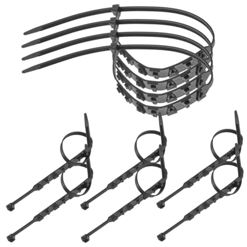 GRIRIW 12個 防滑チェーン 自転車 電動バイク オートバイ用ヤ対応 ナイロン製滑り止めケーブル 簡単装着 多用途ユニバーサルフィット