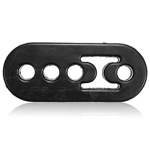 Ajcoflt 2 pcs 4 Furos Carro Veículo Universal Tubo de Escape Montagem Mount Hanger Suporte de Suspen