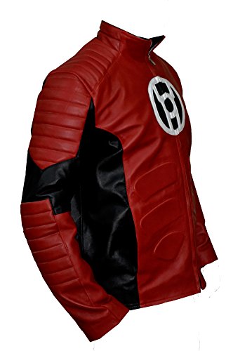 Jasperz Gardner's Lantern Leather Jacket,Synthetic Faux Leather,XXS-3XL2