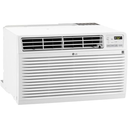 Image of LG 14,000 BTU Through the Wall Air Conditioner, 230 /208V, Cools 700 Sq.Ft. for Bedroom, Living Room, Apartment, Electronic Control with Remote, White