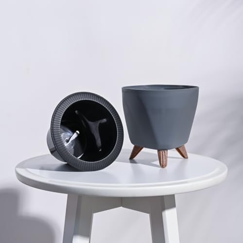 Image of UGAOO Lagos Pot - Grey | Flower Pot for Indoor, Outdoor, Home, Garden