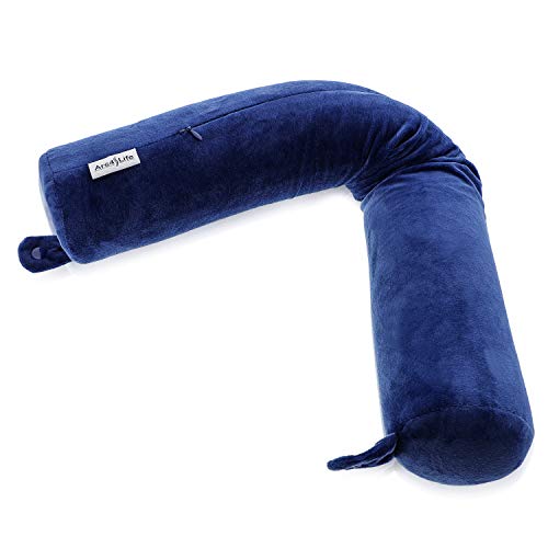 Travel Neck Pillow For Airplane Travel - Travel Pillows For Airplanes, Neck Support 100 % Memory Foam Adjustable Travel Pillow, Washable Cover Ideal Chin Includes Eye Mask And Ear Plugs #TOP6
