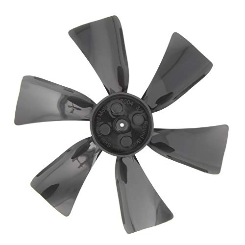 Dumble Fan Blades Replacement With 0.094In Round Bore, 6In Black Rv Bathroom Fan Blade Replacement Camper Fan Blade #TOP1