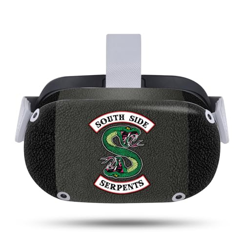 Head Case Designs Officially Licensed Riverdale South Side Serpents Character and Logo Vinyl Sticker Skin Decal Cover Compatible with Meta Quest 2