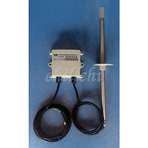 Anncus Air Duct Inserted Pipe Type Temperature and Humidity Transmitter Temperature and Humidity Sensor Stainless Steel SHT10