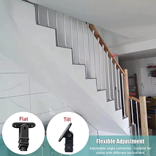 Balaustres de hierro forjado para escaleras de lofts modernos 4