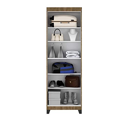 Armário Multiuso 2 Portas com Chave Asteca Valdemóveis Ipê