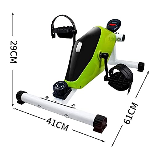 Image of Electric Pedal Pedal Bike Exerciser Portable Pedal Under Desk Cycle Exerciser Bike Upper and Lower Limbs Strength Exercise Bicycle Equipment Maine