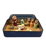 【PORTABILITÉ OPTIMISÉE】 Voyagez avec la magie de fêtes ! Notre fêtes dans Une Boîte en Étain intègre une structure interne protectrice qui minimise l'usure lors des déplacements. Son rangement compact et sa manipulation aisée en font le compagnon idéal pour les décorations saisonnières ou les événements spéciaux, combinant parfaitement commodité et protection.