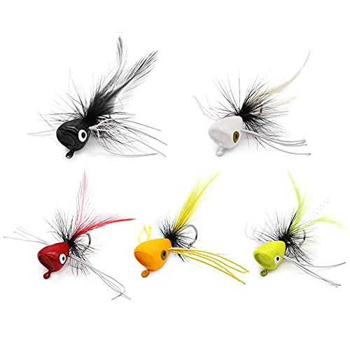 Sctmda 15 Stück Fliegenfischen Set Angeln Bass Pike Fliegen Döbel Fly Fisch Köder Zum Fliegenfischen Fliegen Kit Angeln Nymphs Forellenfliegen Forelle Sitzstange für Barsch Angelzubehör - Image 5