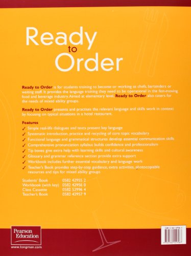 English for Tourism: Ready to Order Workbook