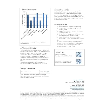 Permabond 268 Cyanoacrylate Adhesive, High Viscosity, Fast-Setting, 0.017in Gap Fill (Glue + Accelerator, 16oz)