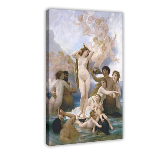 La Naissance de Vénus impression sur toile décoration murale salon tableau Bouguereau