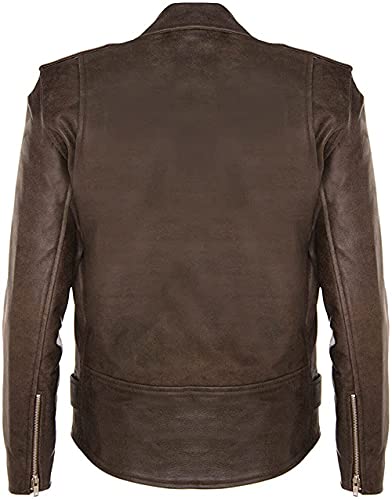 Image of Men Leather Jacket - Lambskin Winter Vintage Motorcycle Biker Jacket, Coat Soft & Stylish Moto Ride & Racing Jacket's