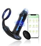 Generic Massage Tools Massaging Dual Motor Stimulor prostatic Remote Device Vibration Massage Waterproof Suitable Handheld Quiet Telescopic Massager for Men -ddR1, Black 01