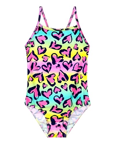 Image of Girls Swimsuit One Piece Bathing Suit Kids' Swimwear Quick Dry Summer Beach