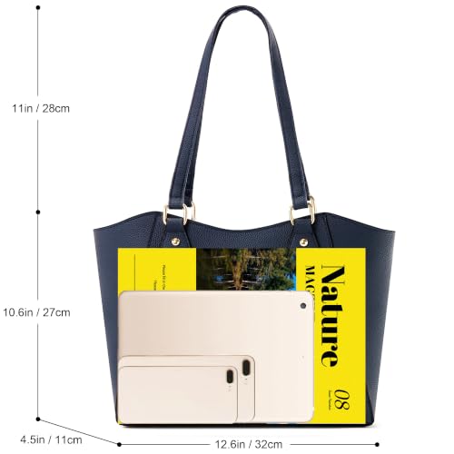 Image of CHICAROUSAL Tote Handbags Purses for Women PU Leather Womens Shoulder Bag | Large Tote Bag for Women, Shoulder Purse, Vegan Leather Purses for Women, Women's Handbags