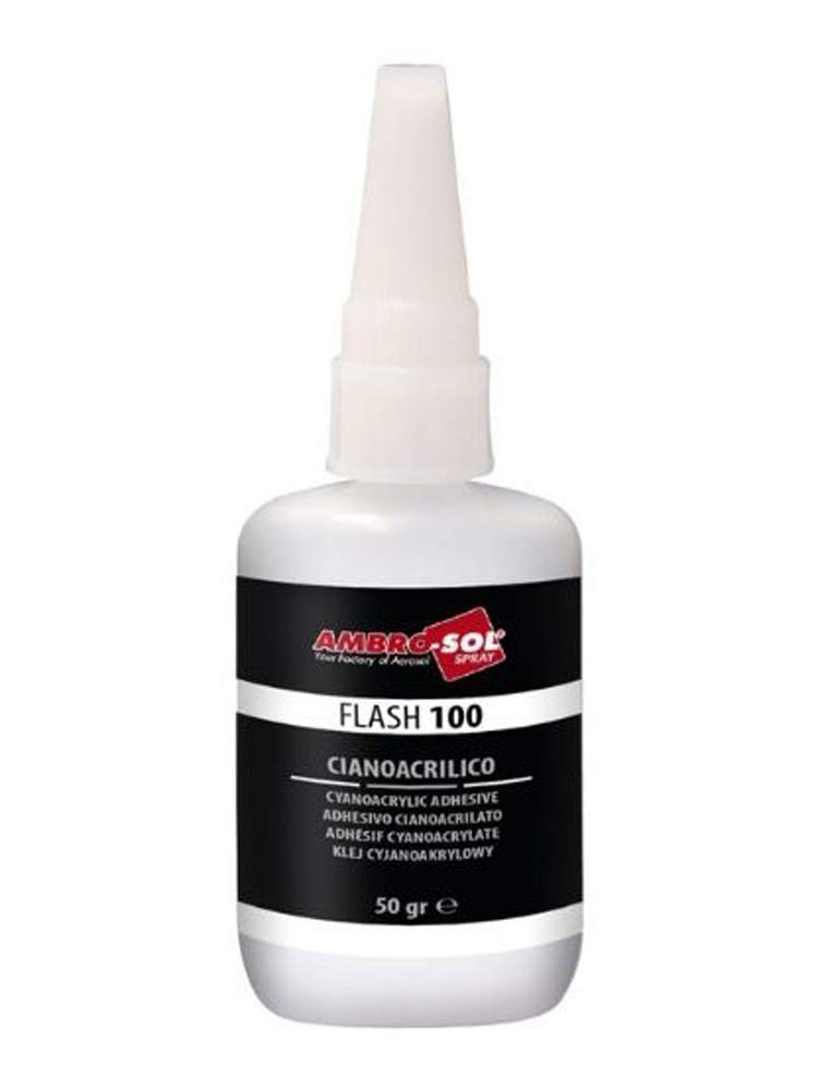 Colle cianoacrylate flash 100 Ambro-sol I266 adhérence maximale 50 gr