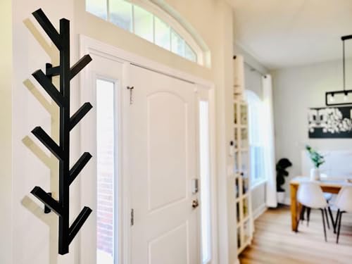 PREMIUM-RACKS-Coat-Rack-Hat-Rack-Modern-Design-Wall-Mounted-Stylish-Black PREMIUM RACKS Coat Rack Hat Rack Modern Design Wall Mounted Stylish Black