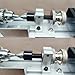 Upgrard Mini Lathe Machine Tool DIY Woodworking Wood lathe Milling machine Grinding Polishing Beads Drill Rotary Tool Set adjustable tail stock