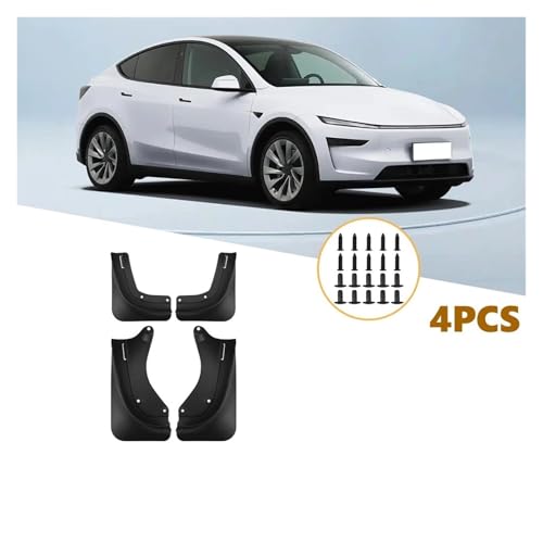 Garde-boue pour Tesla Model Y Juniper protection avant arrière 4 pièces anti-sable - 2
