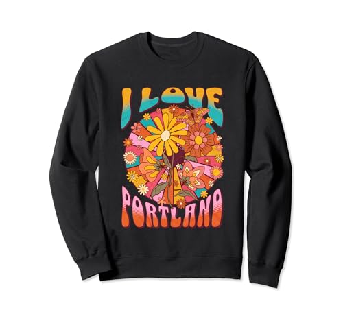 41uc2Sjm4ML._SL500_ Portland Retro 60s Style Graphic Hippie Sweatshirt