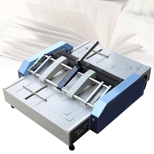 Máquina plegadora y creadora automática de folletos Grapadora de escritorio profesional Capacidad para 20 hojas Papel de 70 g 5 posiciones de grapado Encuadernación de acción Plegado para libros
