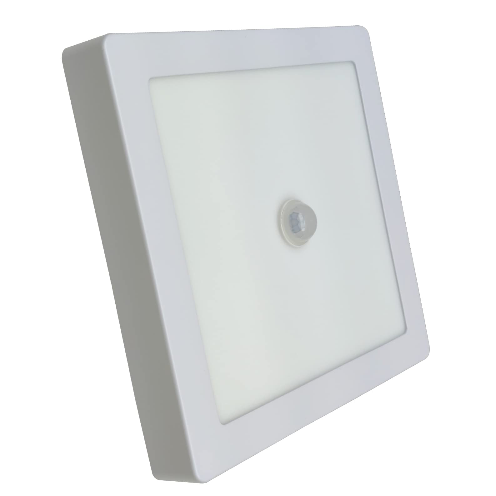 LED ATOMANT 5x Plafon LED Cuadrado Superficie 220mm 20W Luz Fria con Sensor
