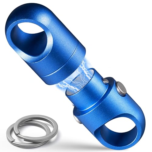 Image of FEGVE Strong Magnet Quick Release Keychain Connector | Anti-fall,Double-Pin Lock Mechanism,360 Rotatable,One-handed Operation