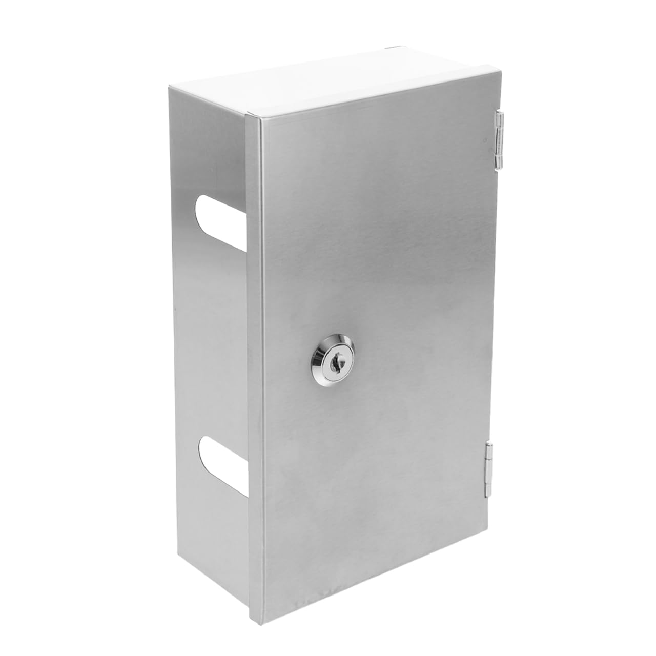 LALAFINA Caja de cubierta de toma de corriente eléctrica para exteriores, impermeable, resistente a la intemperie, con ventana transparente para seguridad en el garaje y el hogar