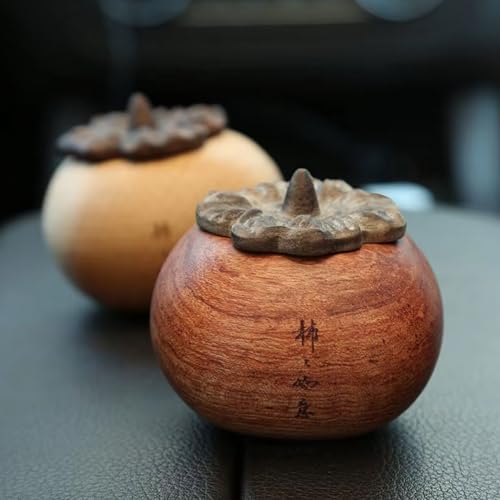 Difusor aromático eléctrico de madera forma caqui miniatura 6