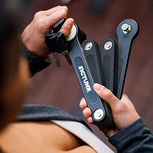 Folding Bike Lock - SIGTUNA Foldable Bicycle Lock with 3 Keys, Heavy Duty Anti Theft Bike Lock with Mounting Bracket, High Security for Ebikes and Scooters (Black) - Image 6