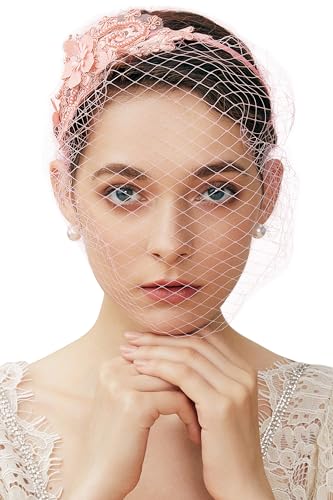Bibi en maille pour mariage pour sublimer une coiffure