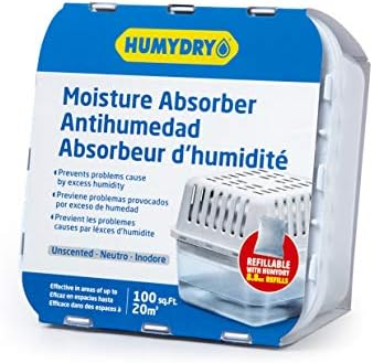 HUMYDRY USA250AC12 Compact Unscented Moisture Absorbers, 8.8-Ounce