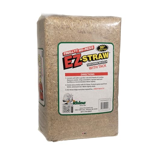 image for EZ Straw Seeding Mulch with Tack - Biodegradable Organic Processed Str