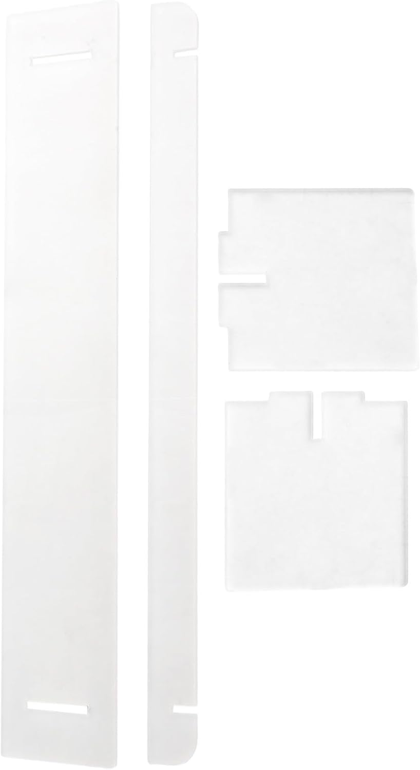 Multifunctional Clear Acrylic Display Stands Perfectly Suited For Desktop Organization of Collectibles And More (One floor)