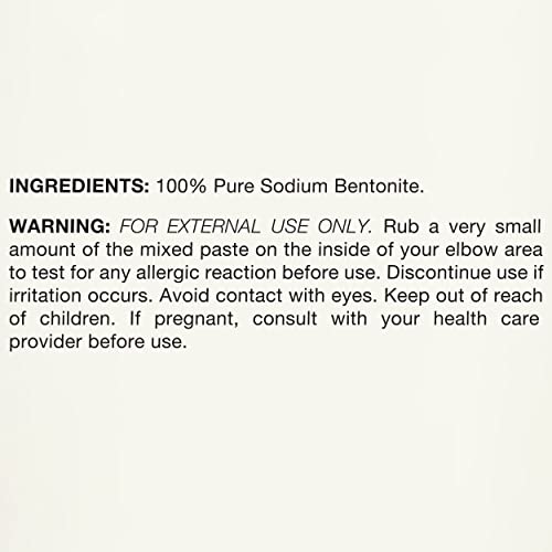 Majestic Pure Bentonite Clay - Indian Healing Clay - Deep Pore Cleansing Mask - Clay Mask For Face, Hair, Acne, Detoxify And Skin Care - Sodium Bentonite Powder - Facial Mask For Men & Women - 20 Oz #TOP4