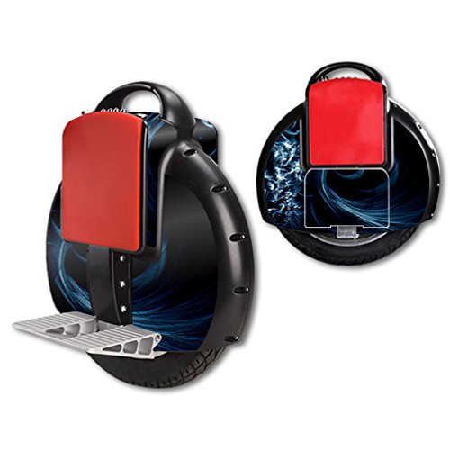 MIGHTY SKINS Compatible with Airwheel X3 Self Balancing one Wheel Electric Unicycle Scooter wrap Cover Sticker Stone Waves